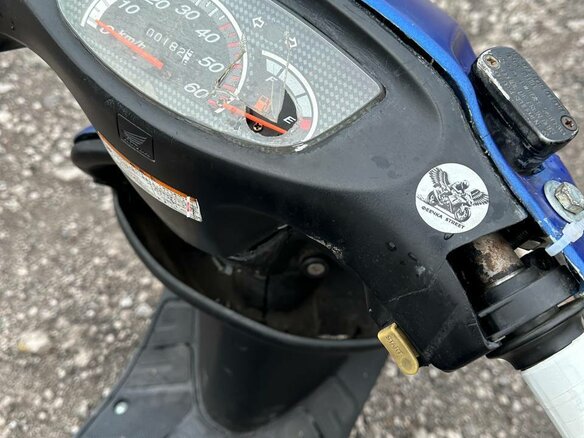 2002 Honda Dio, синий, 31000 рублей - вид 2