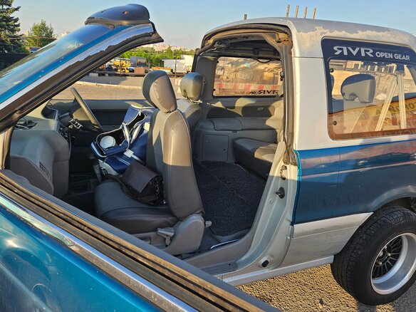 1993 Mitsubishi RVR I, зелёный, 450000 рублей - вид 3