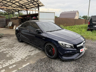 2016 Mercedes-Benz CLA AMG 45 AMG I (C117, X117) Рестайлинг, синий, 3250000 рублей, вид 3