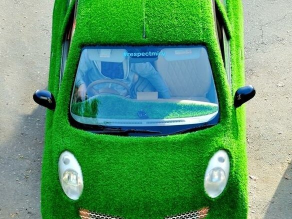 2002 Nissan March III (K12), зелёный - вид 2