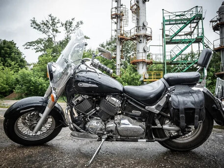 2007 Yamaha XVS650 Drag Star, чёрный, 570000 рублей, вид 1