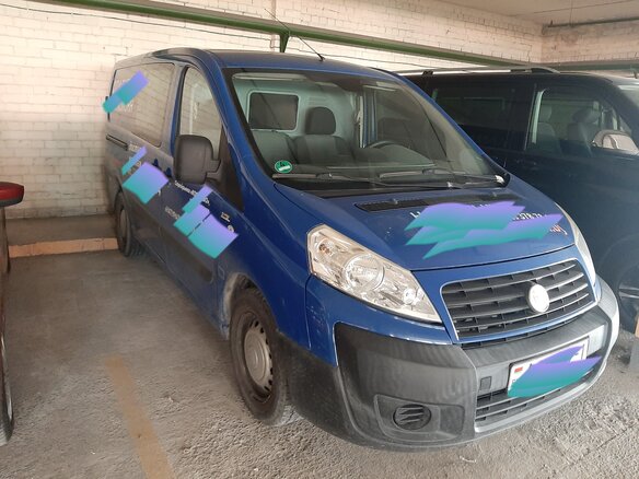 2009 Fiat Professional Scudo, синий, 1050000 рублей