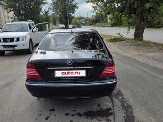 2002 Mercedes-Benz S-Класс 320 IV (W220), чёрный, 550000 рублей, вид 3