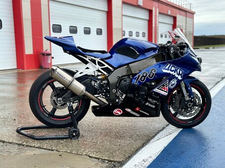2013 Kawasaki ZX-10R Ninja, синий, 710000 рублей, вид 5