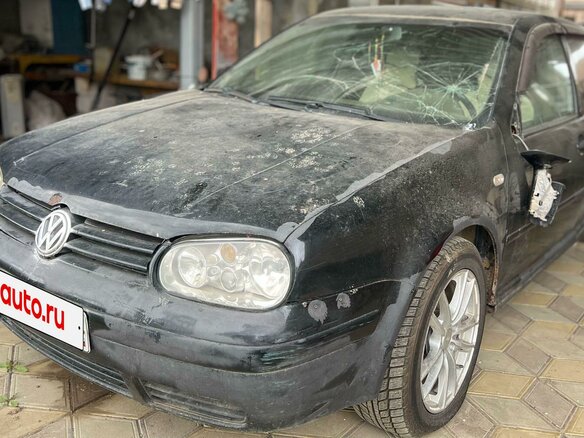1998 Volkswagen Golf IV, чёрный, 160000 рублей - вид 14