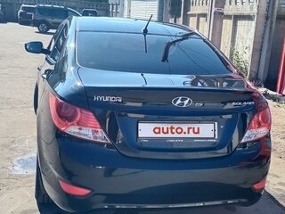 2014 Hyundai Solaris I, чёрный, 1300000 рублей, вид 4