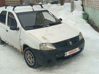 2007 Renault Logan I, белый, 205000 рублей, вид 1