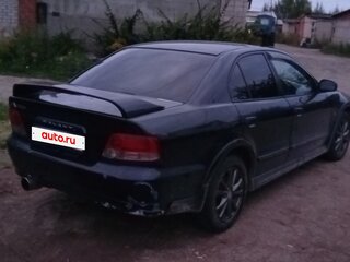 2001 Mitsubishi Galant VIII Рестайлинг, синий, 450000 рублей, вид 3