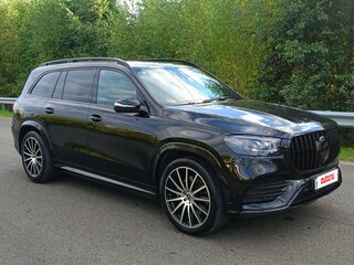 2021 Mercedes-Benz GLS 400 d II (X167), чёрный, 8600000 рублей, вид 4