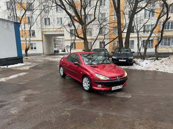 2003 Peugeot 206, красный - вид 2