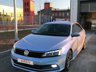 2015 Volkswagen Jetta VI Рестайлинг, голубой, 1300000 рублей, вид 1