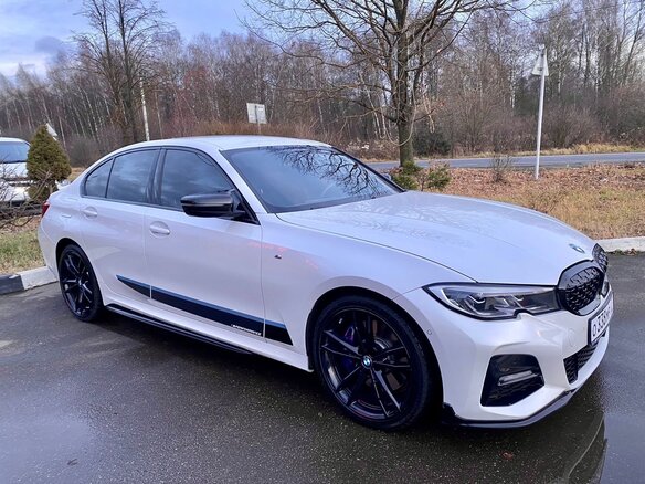2019 BMW 3 серии 320d VII (G2x), белый - вид 1