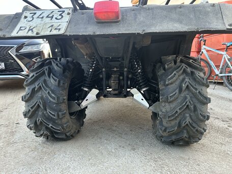 2012 Yamaha Grizzly 550, серый, 1100000 рублей, вид 4