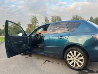 2007 Mazda 3 I (BK) Рестайлинг, синий, 450000 рублей, вид 3