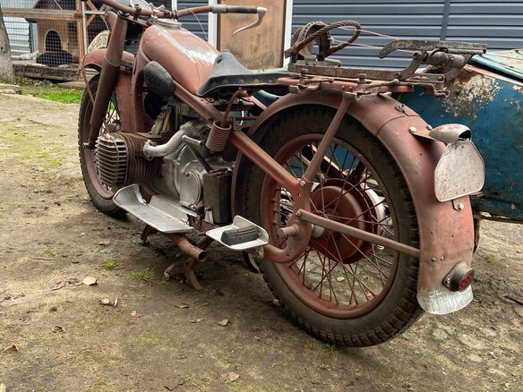1937 BMW R 12, коричневый, 2000000 рублей - вид 2