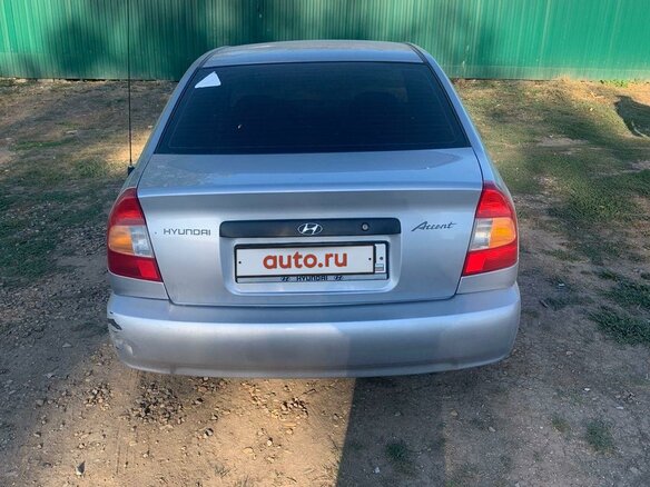 2007 Hyundai Accent ТагАЗ II, серебристый, 650000 рублей - вид 2