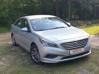 2016 Hyundai Sonata VII (LF), серебристый, 1700000 рублей, вид 3