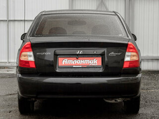 2011 Hyundai Accent ТагАЗ II, чёрный, 430000 рублей, вид 5