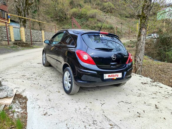 2007 Opel Corsa D, чёрный, 595000 рублей - вид 4