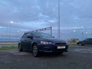 2008 Mitsubishi Lancer X, синий, 650000 рублей, вид 2