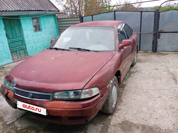 1993 Mazda 626 IV (GE), пурпурный, 170000 рублей - вид 3