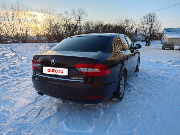 2014 Skoda Superb DSG II Рестайлинг, пурпурный, 1359000 рублей - вид 16
