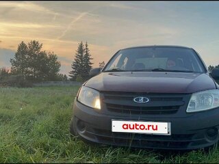 2012 Lada (ВАЗ) Granta I, красный, 250000 рублей, вид 2