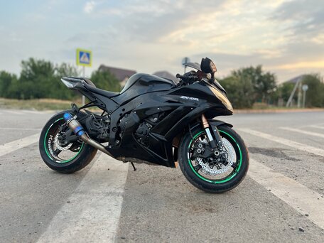2012 Kawasaki ZX-10R Ninja, чёрный, 590000 рублей, вид 5