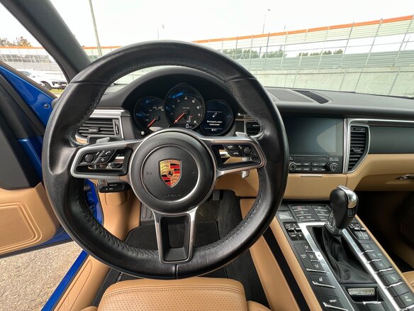 2018 Porsche Macan I, синий, 3500000 рублей - вид 12