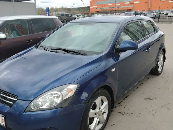 2008 Kia Ceed I, синий, 600000 рублей
