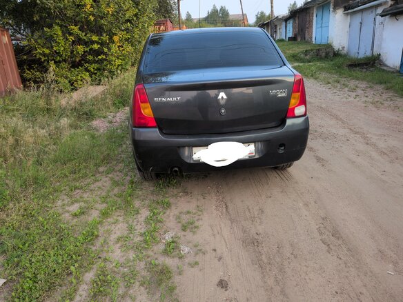 2008 Renault Logan I, серый, 405000 рублей - вид 4