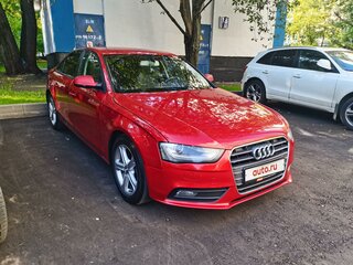 2013 Audi A4 IV (B8) Рестайлинг, красный, 1020000 рублей, вид 3