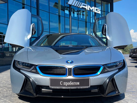 2018 BMW i8 I Рестайлинг, серый - вид 2