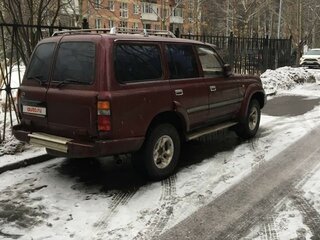 1996 Toyota Land Cruiser 80 Series Рестайлинг, пурпурный, 1500000 рублей, вид 3