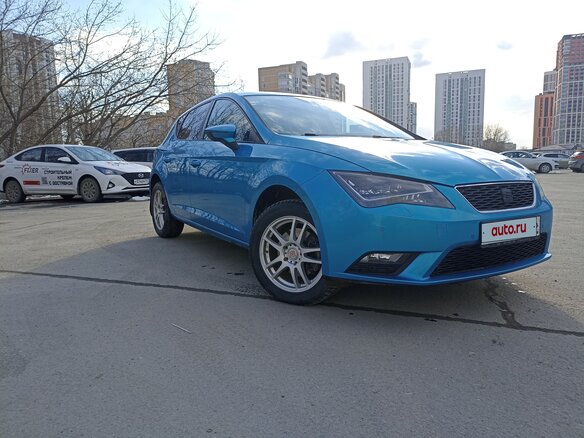 2013 SEAT Leon III, голубой - вид 1
