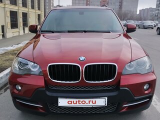 2009 BMW X5 30d II (E70), красный, 1650000 рублей, вид 1