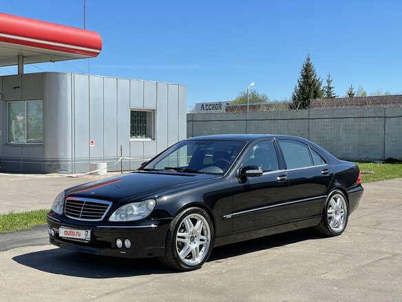 2004 Mercedes-Benz S-Класс 500 Long IV (W220) Рестайлинг, чёрный - вид 4