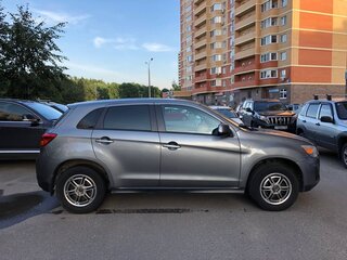 2015 Mitsubishi ASX I Рестайлинг, серый, 1200000 рублей, вид 1