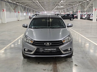 2020 Lada (ВАЗ) Vesta SW I, серый, 935000 рублей, вид 2