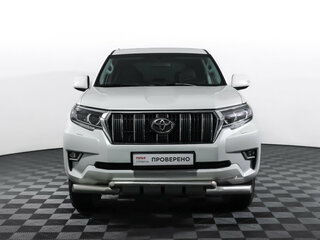 2019 Toyota Land Cruiser Prado 150 Series Рестайлинг 2, белый, 3990000 рублей, вид 2
