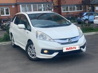 2013 Honda Fit Shuttle I Рестайлинг, белый, 900000 рублей, вид 2
