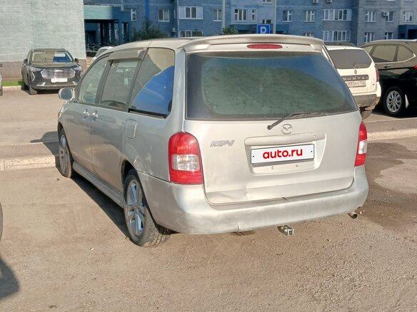 1999 Mazda MPV II (LW), серебристый, 310000 рублей - вид 6
