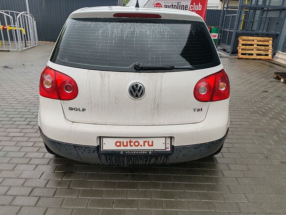 2008 Volkswagen Golf V, белый, 675000 рублей - вид 5