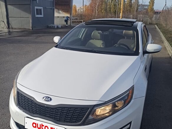 2014 Kia Optima III Рестайлинг, белый, 1000000 рублей - вид 1