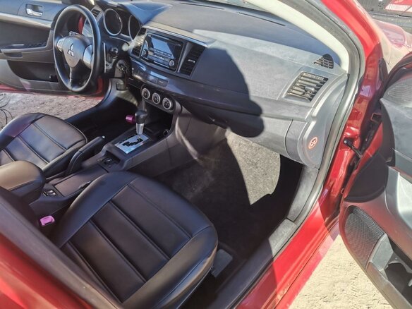 2008 Mitsubishi Lancer X, красный, 800000 рублей - вид 10