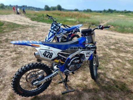 2017 Yamaha YZ450F, синий, 360000 рублей, вид 3