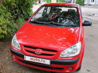 2007 Hyundai Getz I Рестайлинг, красный, 500000 рублей, вид 1