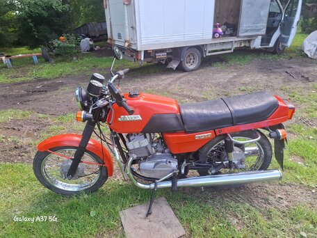 1989 Jawa 350/638, красный, 280000 рублей, вид 4
