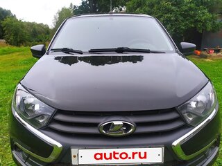 2019 Lada (ВАЗ) Granta I Рестайлинг, чёрный, 520000 рублей, вид 4