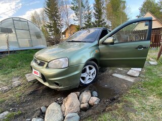 2011 Lada (ВАЗ) Kalina Sport I, зелёный, 190000 рублей, вид 1